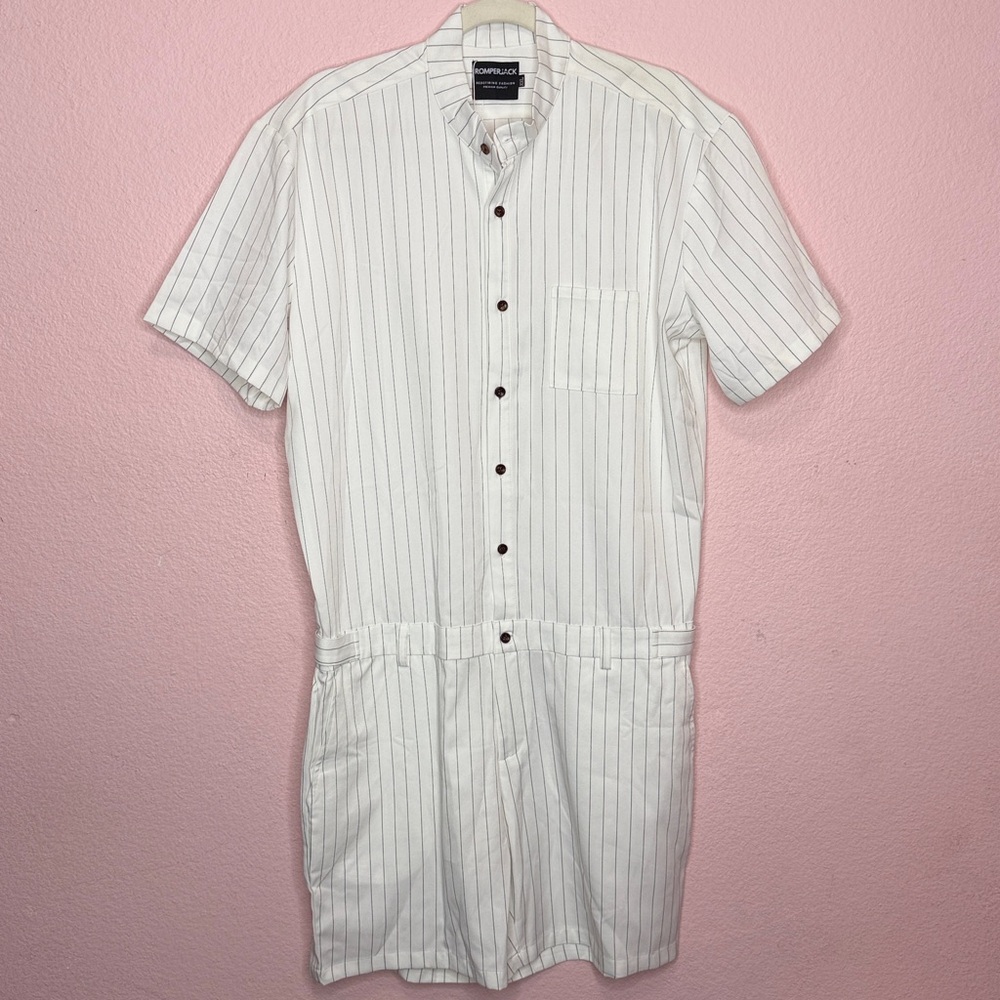 RomperJack Men’s White Chateaux Romper. Size XXL - Picture 2 of 13